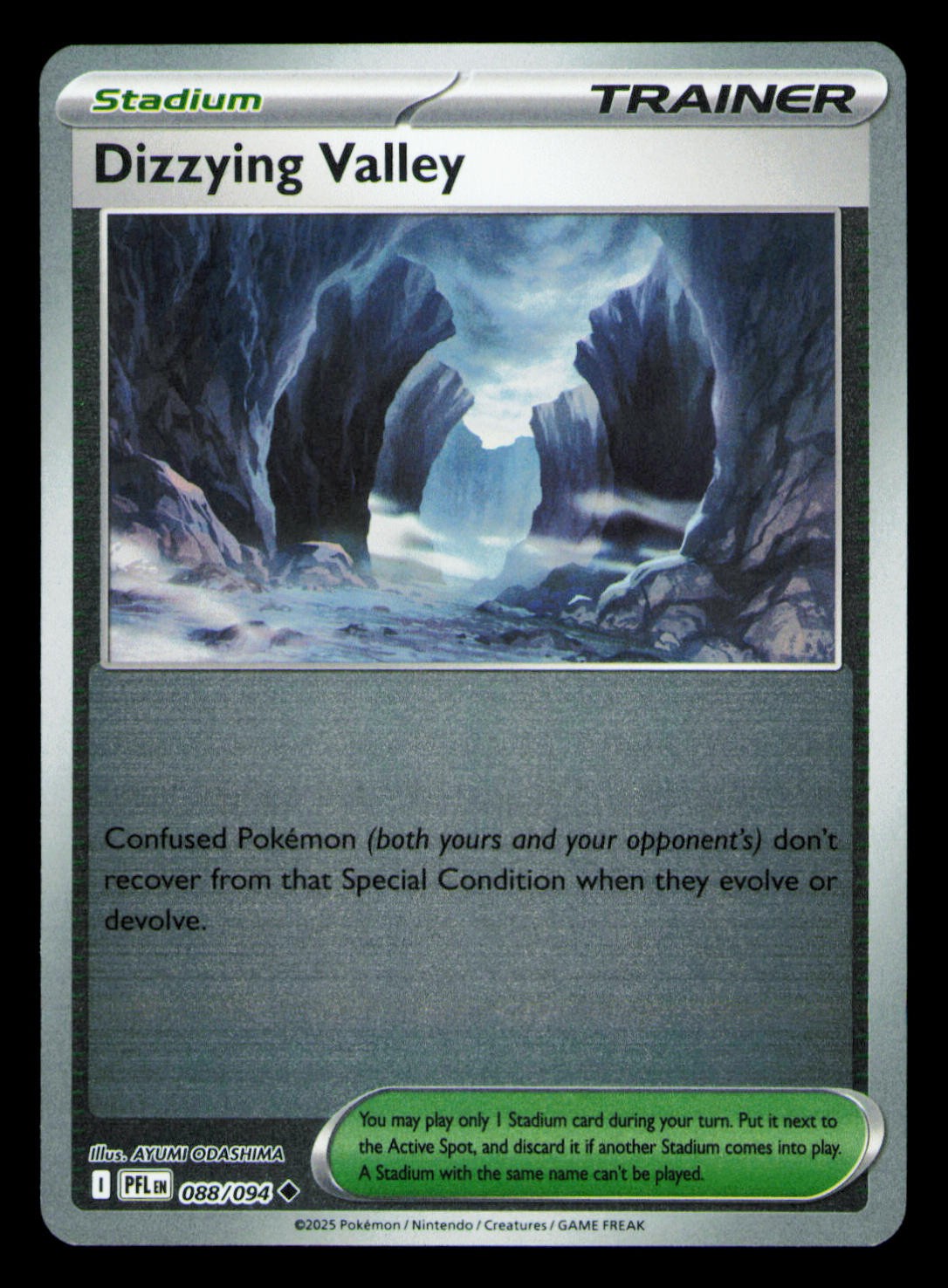 Dizzying Valley Reverse Holofoil Uncommon ME02: Phantasmal Flames 088/094 NM
