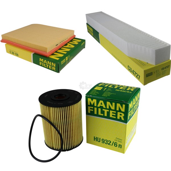 Mann Inspektionspaket Filterset FüR Jeep Grand Cherokee II 3.1 TD 4X4-image
