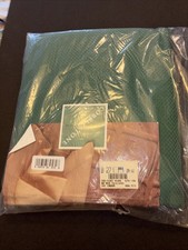 Vintage Bardwil Cobblestone 90" round tablecloth Ivy Green NOS