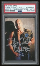 Stone Cold Steve Austin PSA/DNA 1998 WWF Rookie Card Signed Auto #6 HOF WWE SCSA