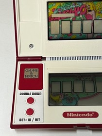 1985 Nintendo Game&Watch BLACK JACK Multi Screen MINT Game with good box