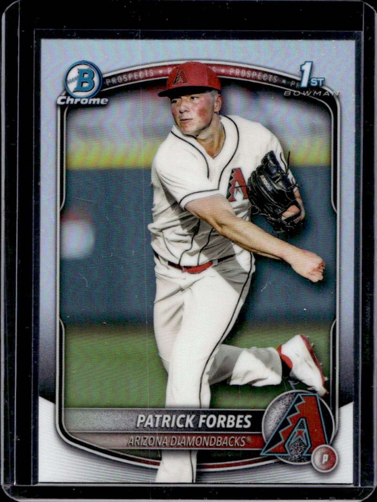 2025 Bowman Draft Patrick Forbes Chrome Refractor 1st #BDC-89 Diamondbacks