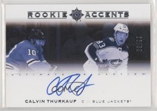 2020 Upper Deck Ultimate Collection Rookie Accents /99 Calvin Thurkauf Auto ty3