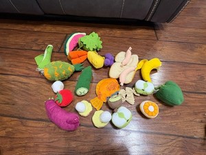 Soft cloth fake food lot