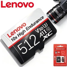 Lenovo Micro SD Card 64GB 128GB 256GB 512GB V30 Class 10 TF Memory Card