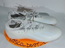 Men's Adidas X Crazyfast.3 FG 'Triple White' Soccer Cleats / GY7430 / Size 12