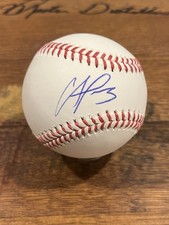 Francisco Alvarez Signed OML Baseball  Beckett Witness NY Mets