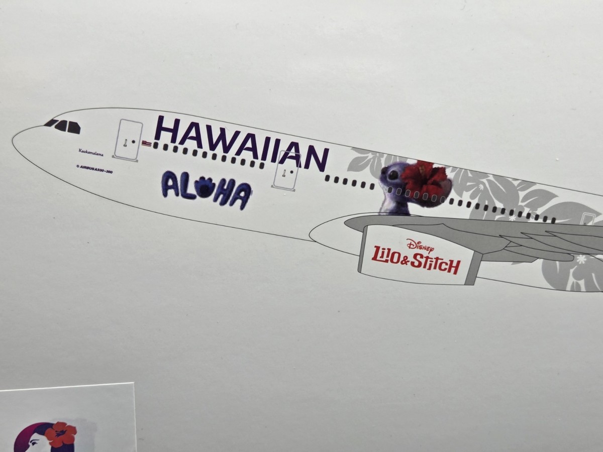 Pacmin Hawaiian Airlines Airbus A330-200 Disney Lilo and Stitch 1