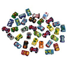Lot of 36 Mini Toy Cars Metal Diecast Vehicles Assorted Colors