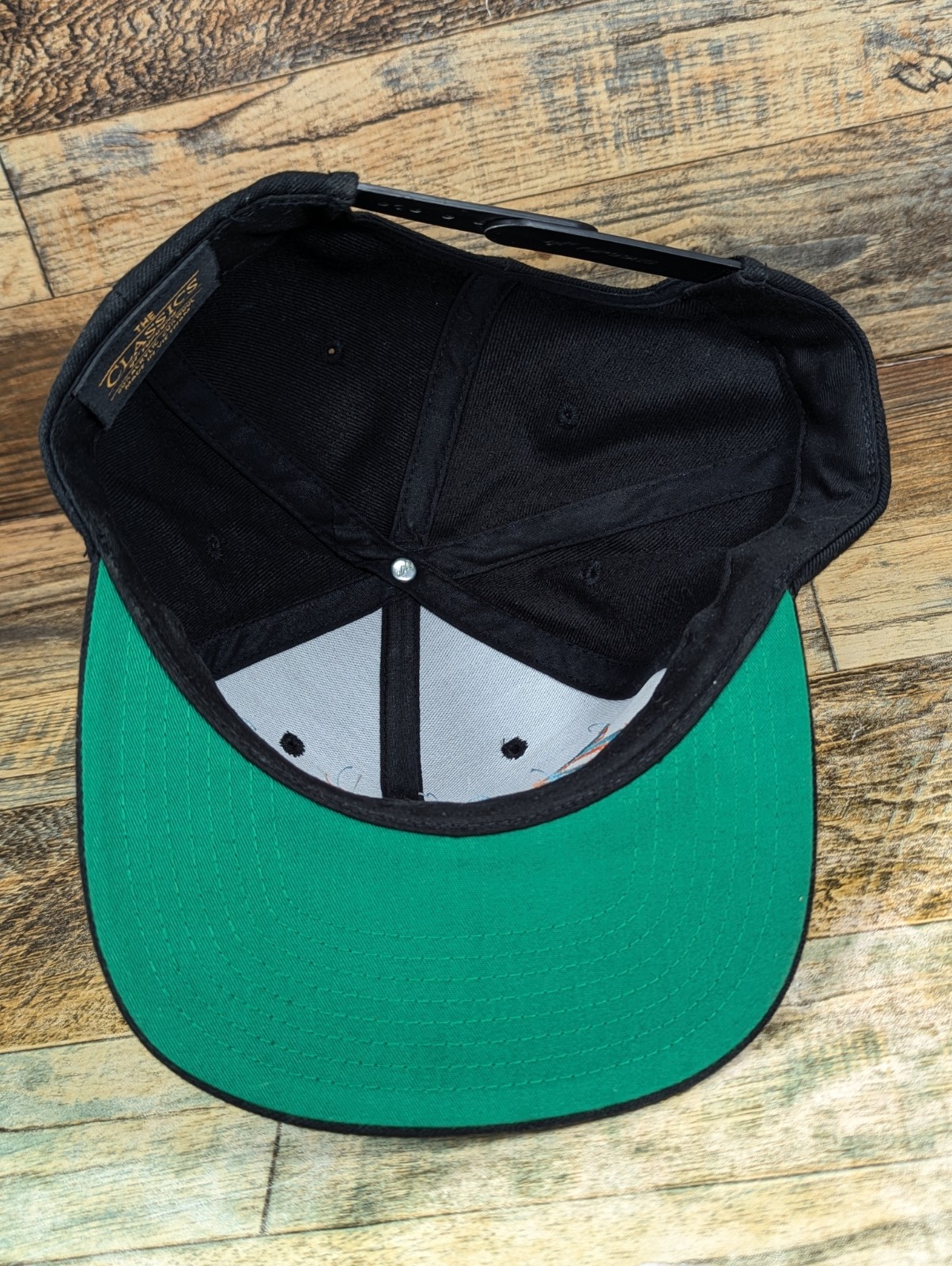 Miami Dolphins Script Black Snapback Hat Cap Unbr… - image 6