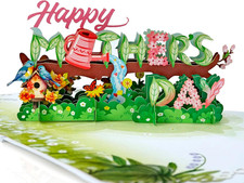3D Pop-Up Mother's Day Card for Mom, Wife, Grandma, and Daughter