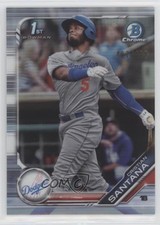 2019 Bowman Chrome Prospects Refractor 407/499 Cristian Santana #BCP-134 0l8