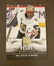 2017-18 Upper Deck MALCOLM SUBBAN Vegas Golden Knights Inaugural Season GOLD
