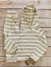 Nike Kids Ready Set Hoodie Jogger Set NWT Toddler Cream Beige Size 4T