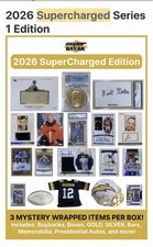 Super Break 2026 Supercharged Edition Full Sealed Box 3+ Guaranteed Hits...
