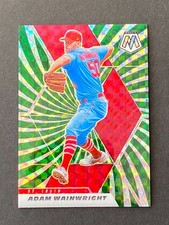 Adam Wainwright 2021 Panini Mosaic Green Swirl Prizm #ed 11/11