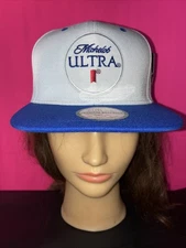 Michelob Ultra White Premium Snapback Hat By Mirae