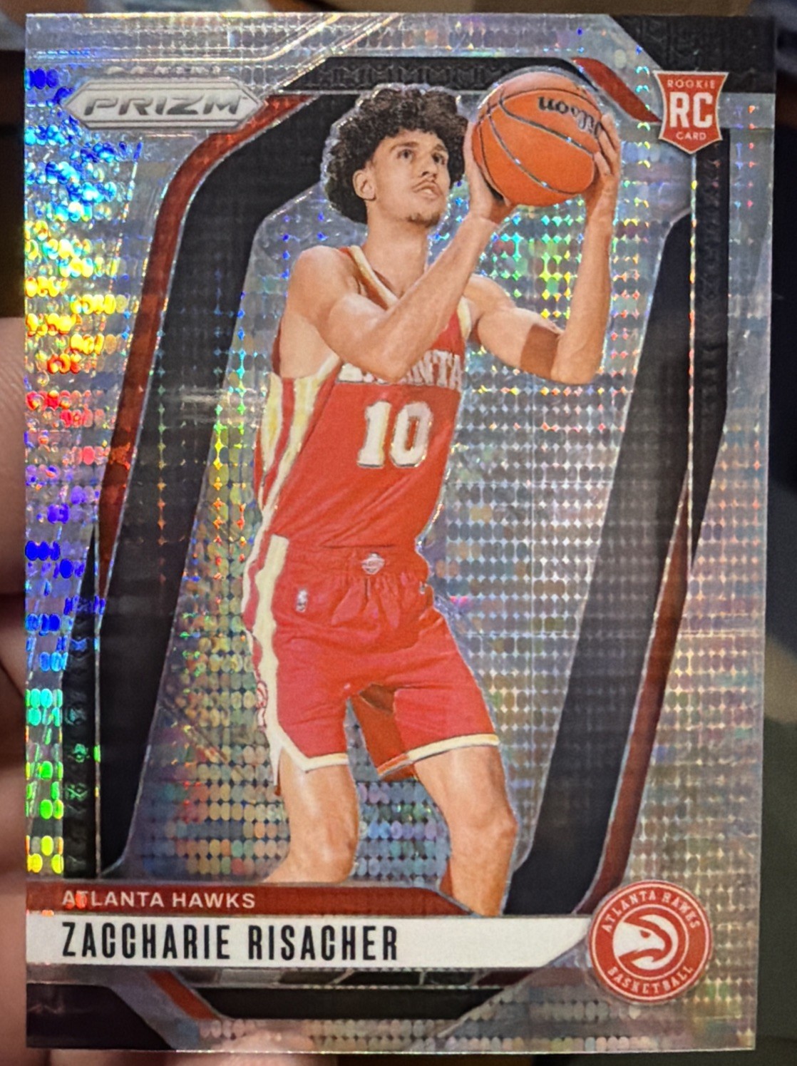 2024-25 Panini Prizm - Zaccharie Risacher #265 Pulsar Prizm (RC)