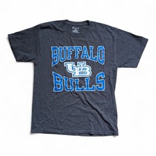 Champion Buffalo Bulls T Shirt Gray Blue Size M