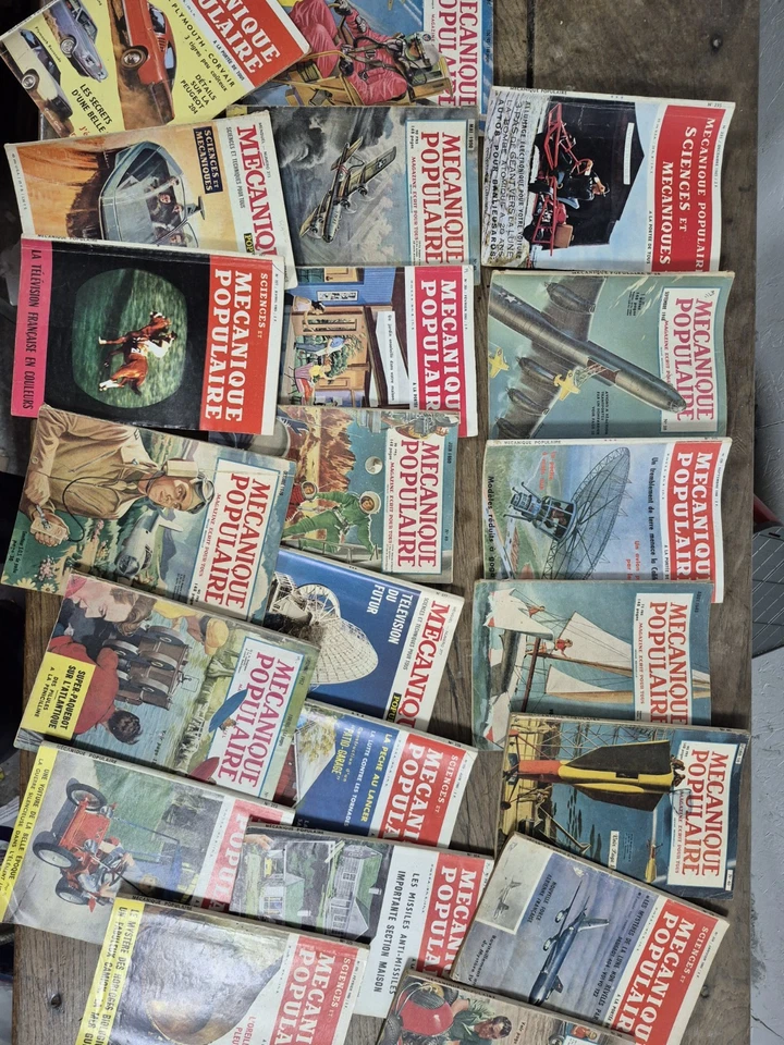 Lot De 21 Ancien Magazine Mécanique Populaire Année 50 60 - Photo 2/4