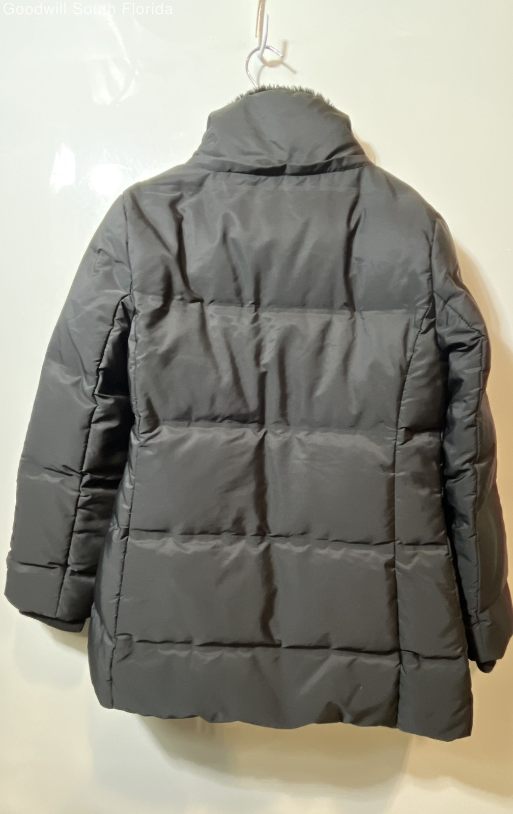 Zara Womens Black Long Sleeve Pockets Full-Zip Puffer Winter Jacket Size XS thumbnail 2