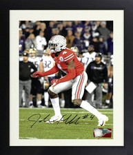 Jordan Fuller signed Ohio State Buckeyes NCAA Licensed 8x10 Photo #4 Framed- COA