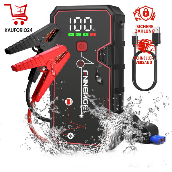 Starthilfe Powerbank 4000A 12V Auto Starthilfe Tragbar Booster Intelligentes-image
