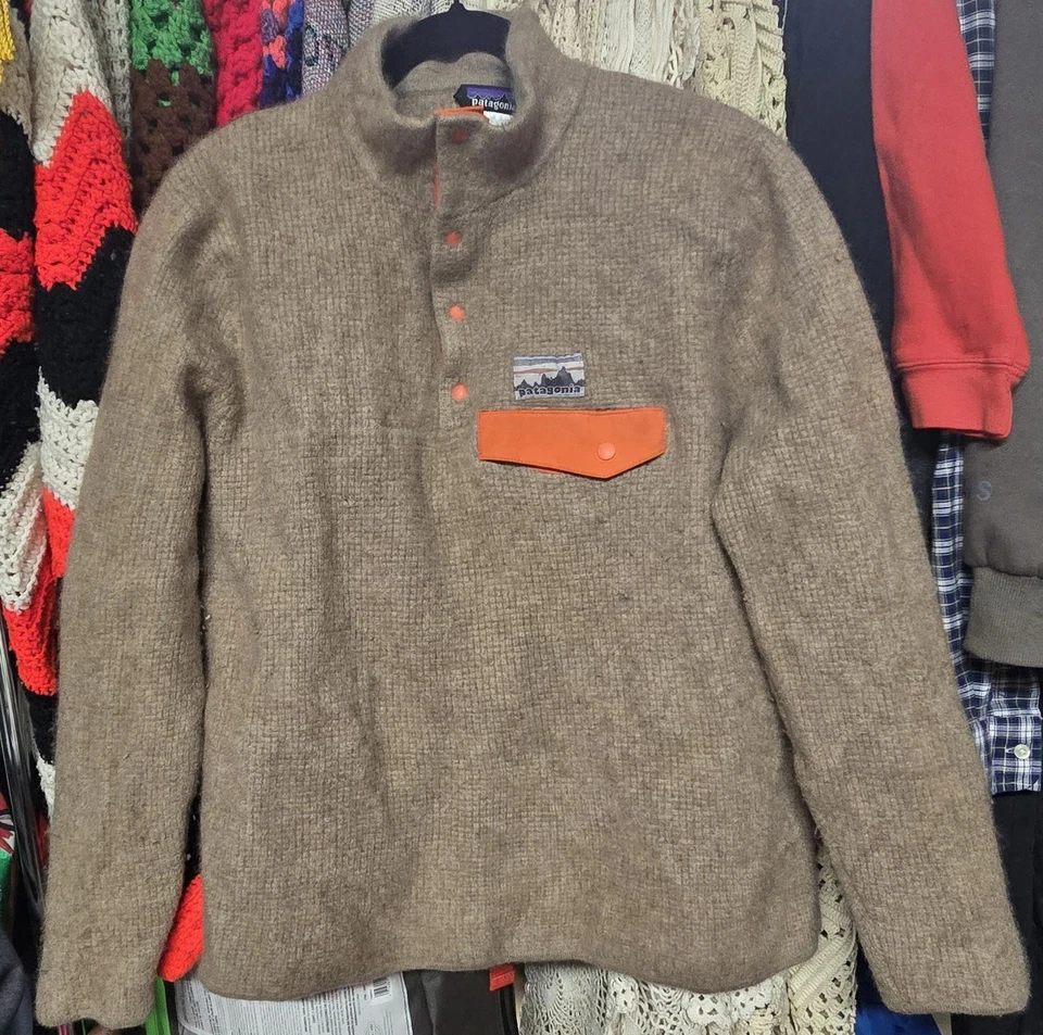 100% Cachemira Vintage Patagonia MUY RARO AÑOS 90 ¡Grial! VER DESCRIPCIÓN Foto 2 de 4