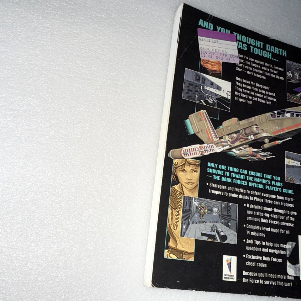 Star Wars Dark Forces official Player's Guide strategy guide Gc used rare book - Image 4 of 4