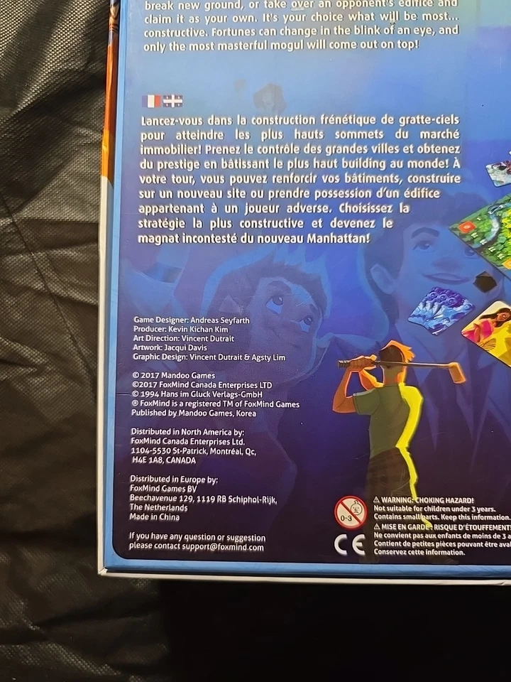 Manhattan Board Game (New Version) by FoxMind Games - Mandoo Games - Image 3 of 4