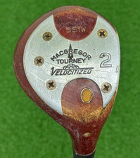MacGregor Tourney Velocitized SS1W Tommy Armour Persimmon 2 WOOD Right Handed