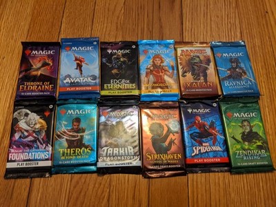 12 Random Magic (MtG) Packs For 4 Player Chaos Draft. No Repeats. 50+ Sets Avail