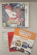 Nintendo 3Ds Pokemon Y NO GAME CASE AND INSERTS ONLY!!