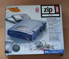 iOmega Zip 100 External Drive PC Parallel Port Back Up Model Z100p2