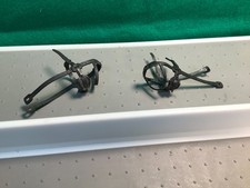 2 VINTAGE MARX 60MM HORSE HARNESS IN BLACK