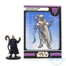 Star Wars Miniatures Legacy of the Force 58/60 Yuuzhan Vong Jedi Hunter w/ Card