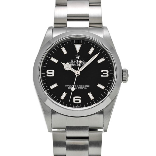 ROLEX Explorer 14270 black WATCH 736397