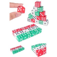 Versatile 18pc 16mm Dice Set - Perfect for Games, Parties  Toddler Learning