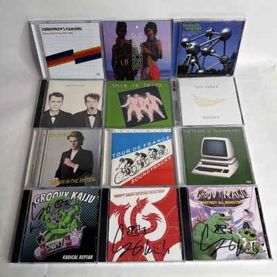 Electronic 12 CD Lot MGMT, Peter Schilling, Kraftwerk, New Order, Groovy Kaiju