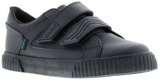 Image of Kickers Boys School Shoes Tovni Twin Flex Leather black UK Size