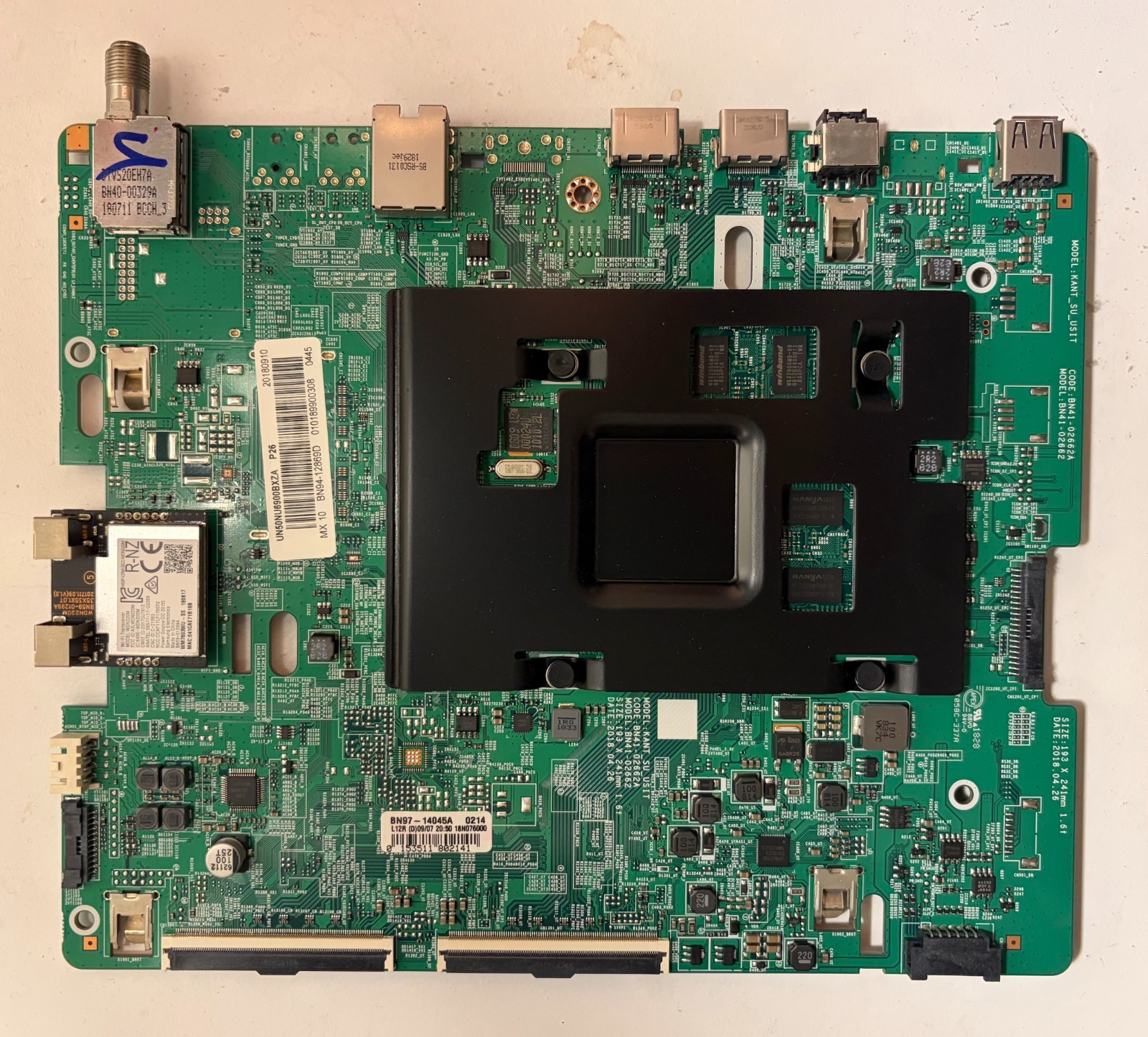 Samsung UN50NU6900BXZA Main Board (BN94-12869D) Smart TV Replacement Part