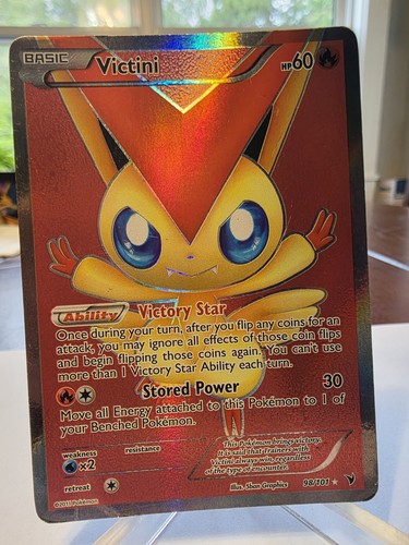 Victini 98/101 B&W Noble Victories Full Art Ultra Rare Pokemon TCG MP