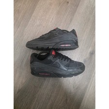 Nike Airmax 90 "Black Red Reflective" UK 9
