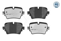 Meyle Bremsbelagsatz, Scheibenbremse 025 257 3618/PD FüR Ford