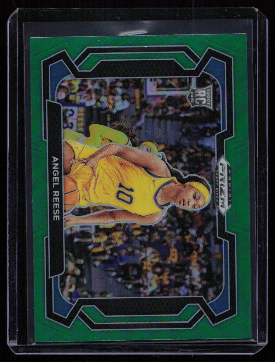 2024 Panini Prizm Draft Picks #38 Angel Reese Prizms Green Variation