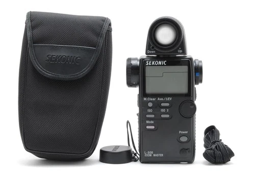 [N MINT] SEKONIC L-508 Zoom Master Digital Light Exposure Meter Case From JAPAN
