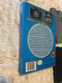 Wheel Of Fortune Family Edition NES (CIB) includes pictured inserts and manual