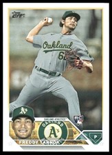 2023 Topps #608 Freddy Tarnok RC Rookie Oakland Athletics