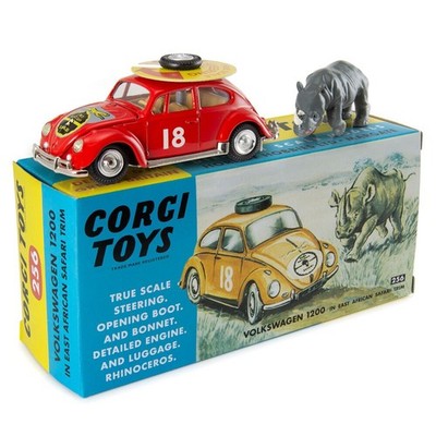 Corgi 256 / CD54321019 Volkswagen 1200 in East African Safari Trim Neu + OVP