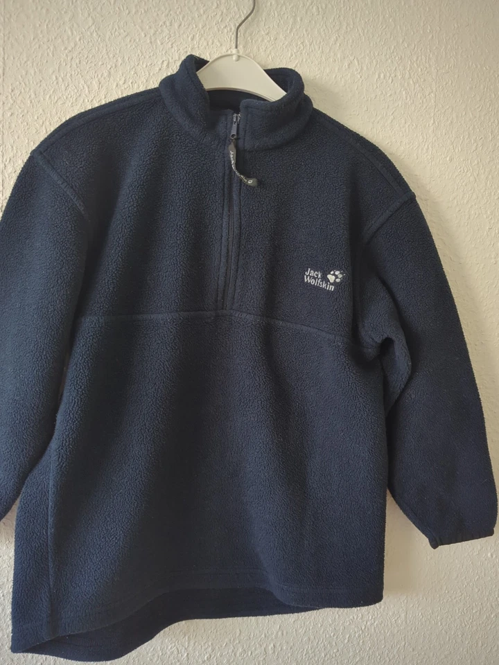 Jack Wolfskin Jungen Fleece Pullover blau Größe 152 - Bild 2 von 4